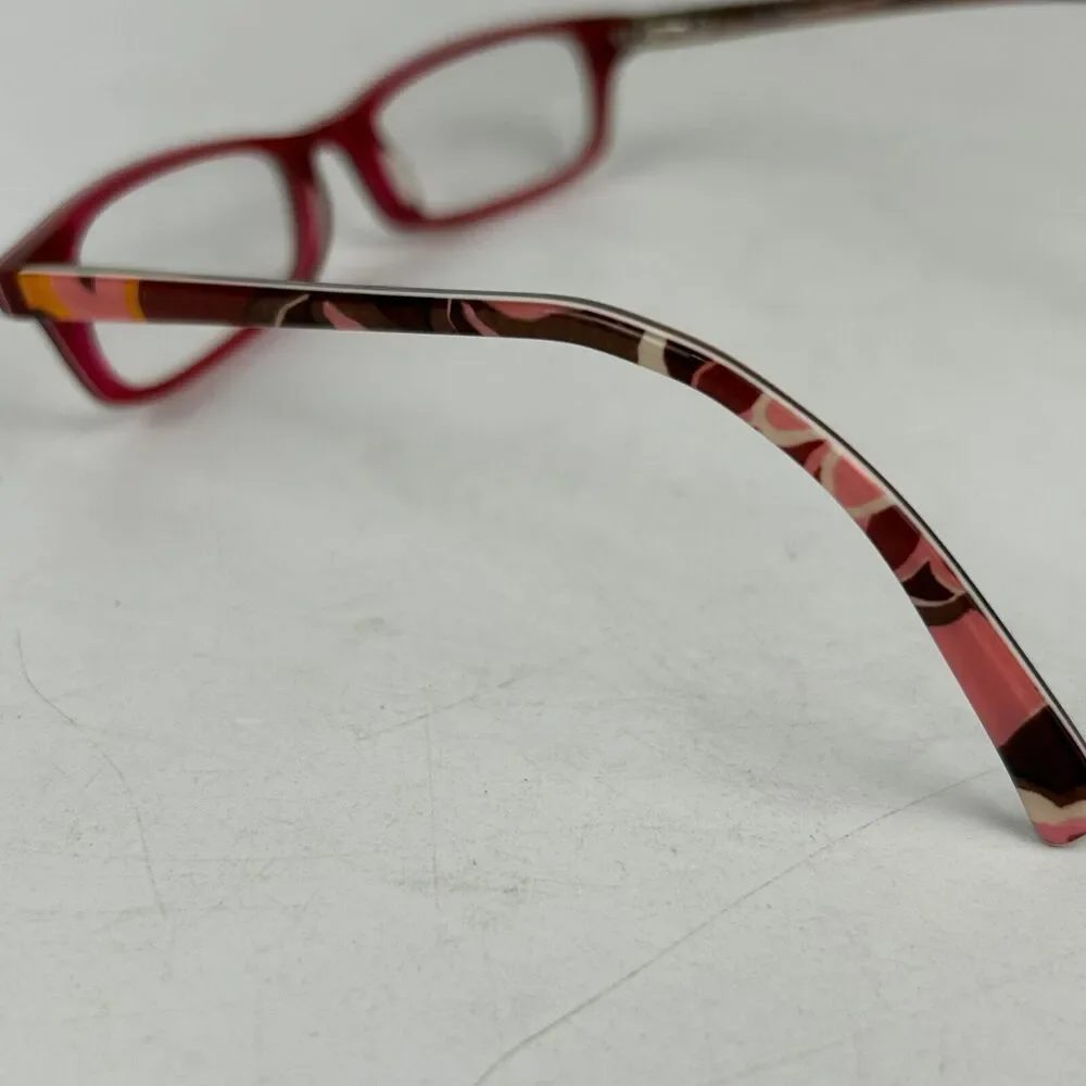 Vera Bradley 23034 LX‎ Eyeglasses Womens Brown Plastic Carnaby Frame 47-16